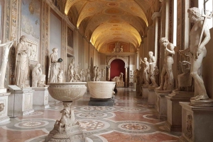 Vatikaanikierros: museot, Sikstuksen kappeli ja valinnainen sisäänpääsy basilikaan