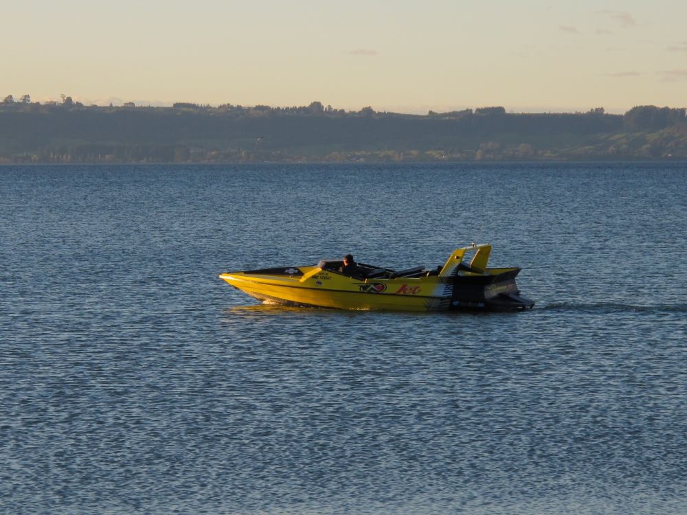 Jet Boating on lake Rotorua
