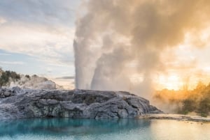 オークランド：ロトルア地熱渓谷への半日旅行