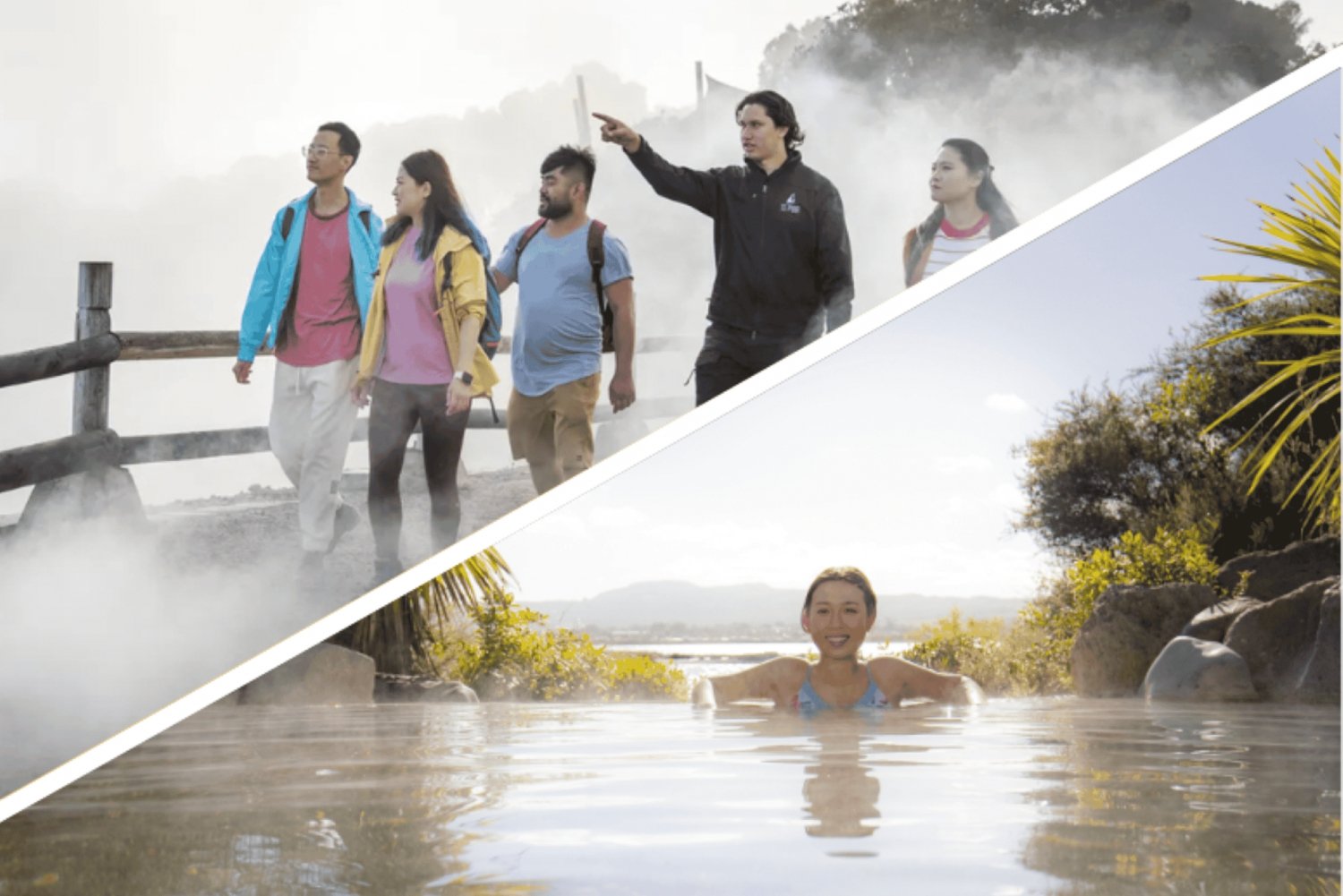 Auckland: Excursión de un día a Rotorua con Te Puia y el Balneario Polinesio