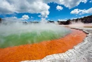 Da Auckland: tour privato di un giorno a Rotorua con esperienza termale