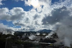 ロトルア発：ワイオタプ地熱ワンダーランド半日ツアー