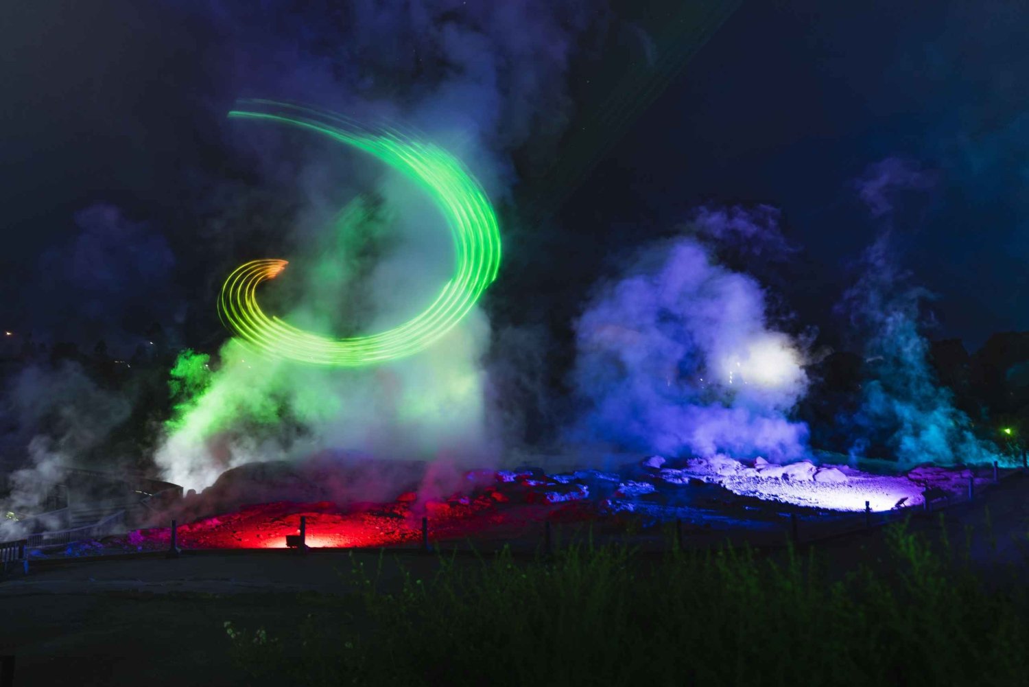 Mārama : billet d'entrée pour le sentier lumineux des geysers