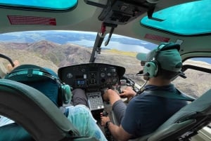 Rotorua : Vol en hélicoptère et promenade guidée sur le Mt Tarawera