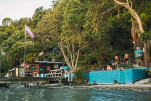 Rotorua: Lake Rotoiti Glow Worm Kayak Tour & Hot Pools