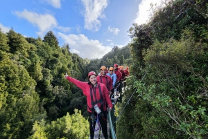 Rotorua: Ultimate Guided Zipline Tour w/ Volcanic Cliff Walk