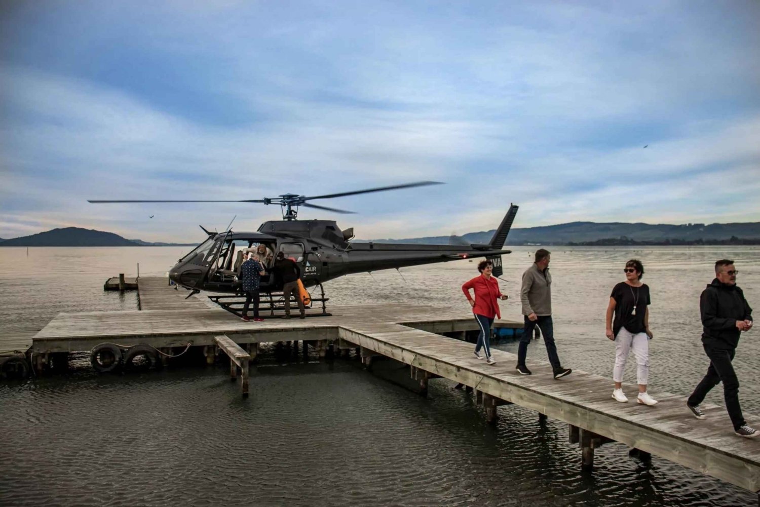 Rotorua: Helikoptertur til vulkanen og den geotermiske parken