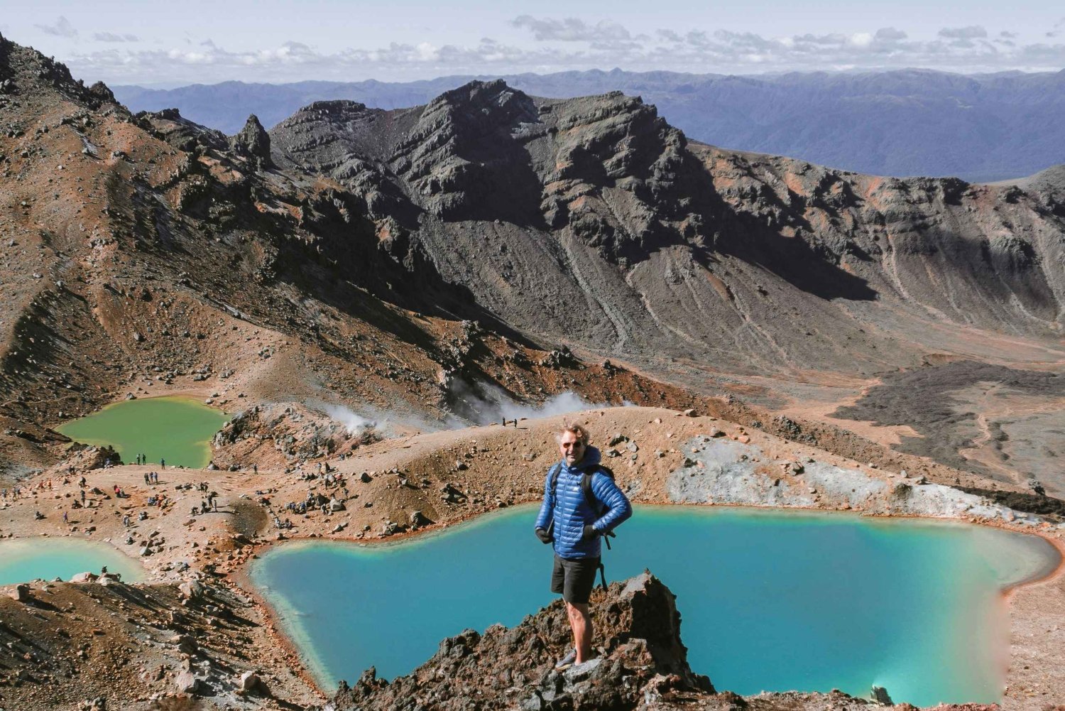 Tongariro Crossing: 2 dias de transferência privada saindo de Auckland