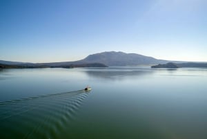 ワイマング火山渓谷入場とロトマハナ湖クルーズ