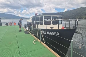 Waimangu : Promenade dans la vallée volcanique et croisière sur le lac Rotomahana