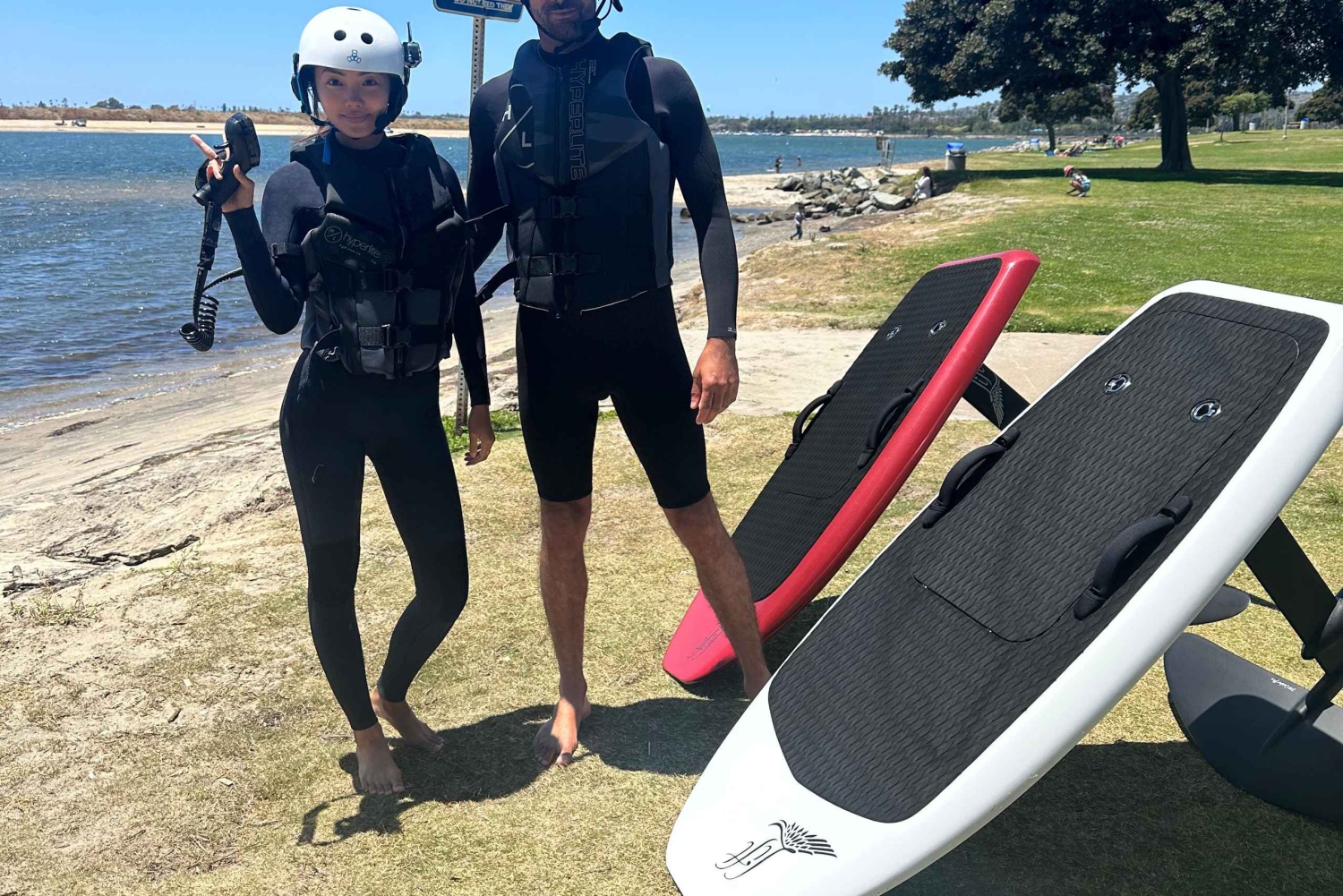 Fly over vannet: Lift5 eFoil-time med videofilming