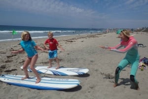 San Diego: Prywatna lekcja surfowania w grupie