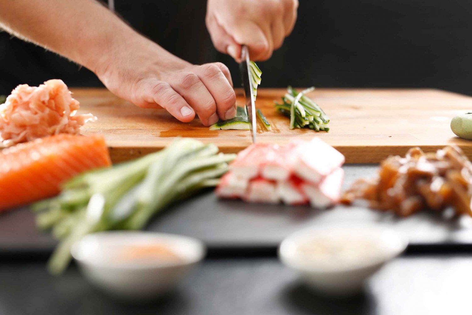 San Diego: Sushi Making Class at a Local Wine Bar