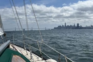 2 uur - Zonsondergang zeilervaring op de baai van San Francisco