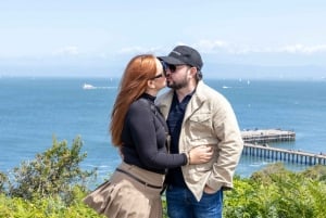 Sessão de retrato na ponte Golden Gate SF