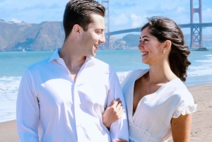 Porträt-Session an der Golden Gate Bridge SF