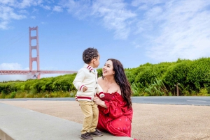 Porträt-Session an der Golden Gate Bridge SF