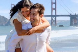 Porträt-Session an der Golden Gate Bridge SF