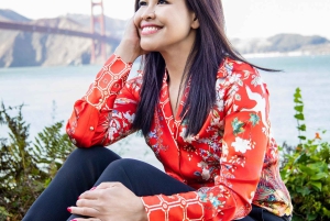 Porträt-Session an der Golden Gate Bridge SF