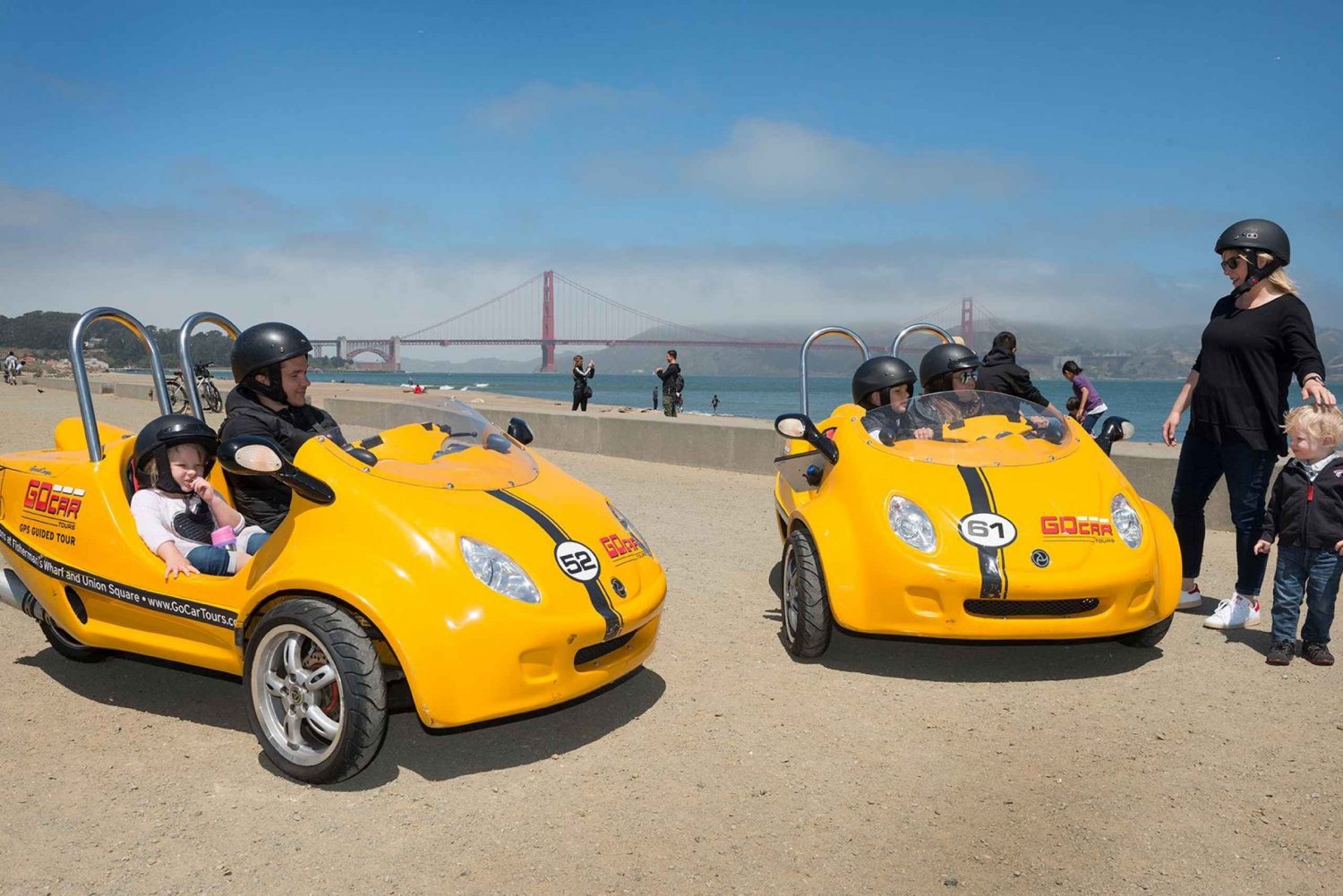 San Francisco: 3-stündige Frühbucher-GoCar-Tour