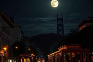 Сан-Франциско: ПОСЛЕ СУМРАКА: Фуникулер с туром на основе приложений