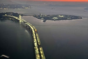 San Francisco : Visite nocturne privée de la baie en avion