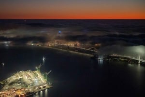 San Francisco: Excursión Privada Nocturna en Avión por la Bahía