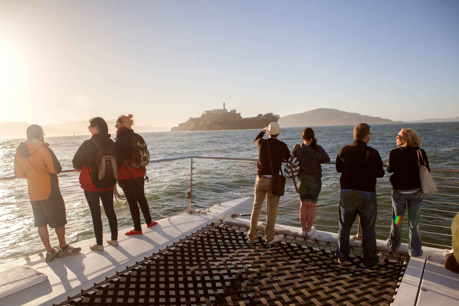 Solnedgangscruise i San Francisco-bukten med luksuskatamaran