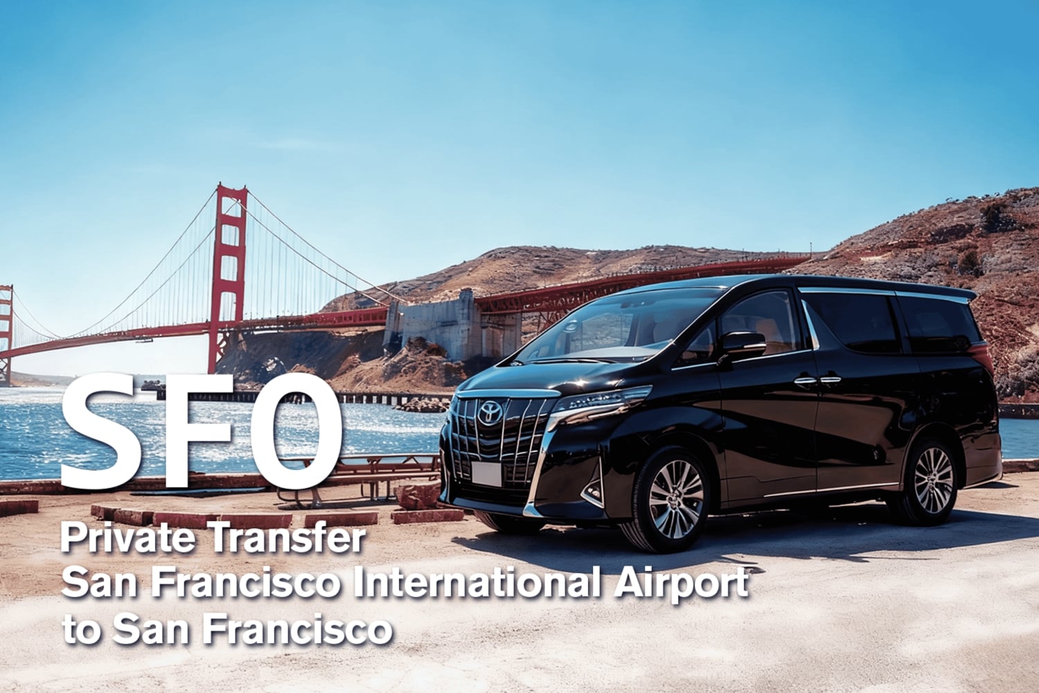 San Francisco City: Privater One-Way-Transfer von/nach SFO