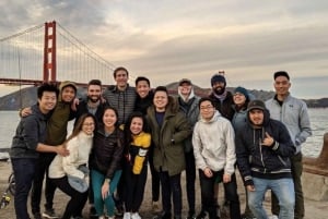 São Francisco: Pesca de caranguejo sob a ponte Golden Gate