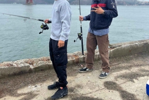 San Francisco: Gamberi sotto il Golden Gate Bridge