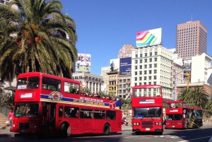 San Francisco: 2-daagse hop-on-hop-off-bustour met 20 stops en deluxe bustour