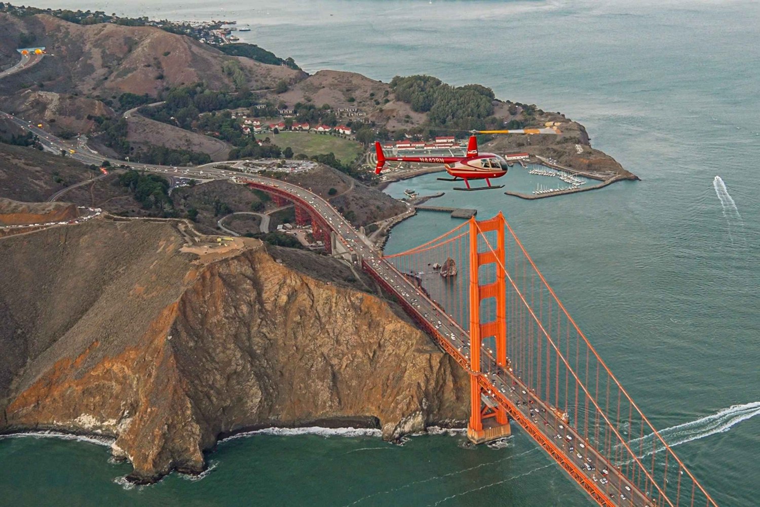 San Francisco : aventure en hélicoptère au Golden Gate