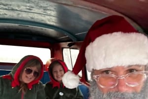 San Francisco : Visite en bus des lumières de Noël dans un VW Hippie Bus