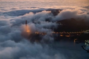 San Francisco: Tour privato della baia al tramonto in aereo