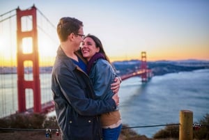 San Francisco: Professional photoshoot at Golden Gate Bridge