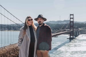 San Francisco: Professional photoshoot at Golden Gate Bridge
