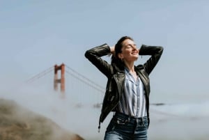 San Francisco: Professionel fotoshoot ved Golden Gate Bridge