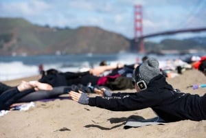 San Francisco: Silent Disco Yoga at Baker Beach