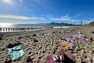 San Francisco: Silent Disco Yoga at Baker Beach