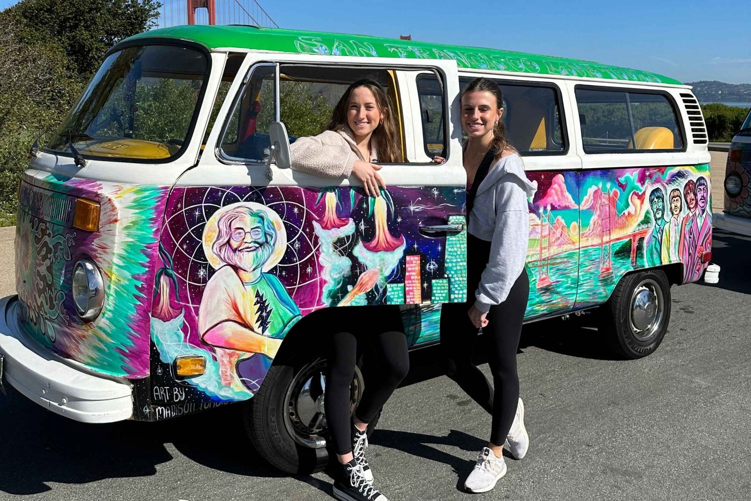 San Francisco: Privat opplevelse med VW Hippie-bussen