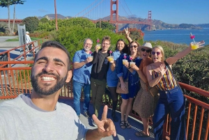 San Francisco: Tour in autobus di VW d'epoca nella campagna vinicola per piccoli gruppi