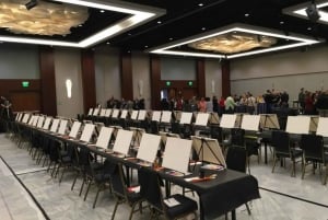 San Mateo: Paint & Sip Experience for Large Groups