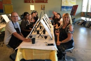 San Mateo: Paint & Sip Experience for Large Groups