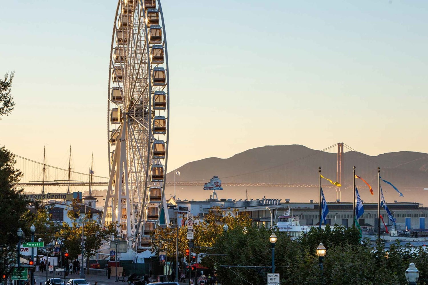 Bilet na diabelski młyn SkyStar w Fisherman's Wharf