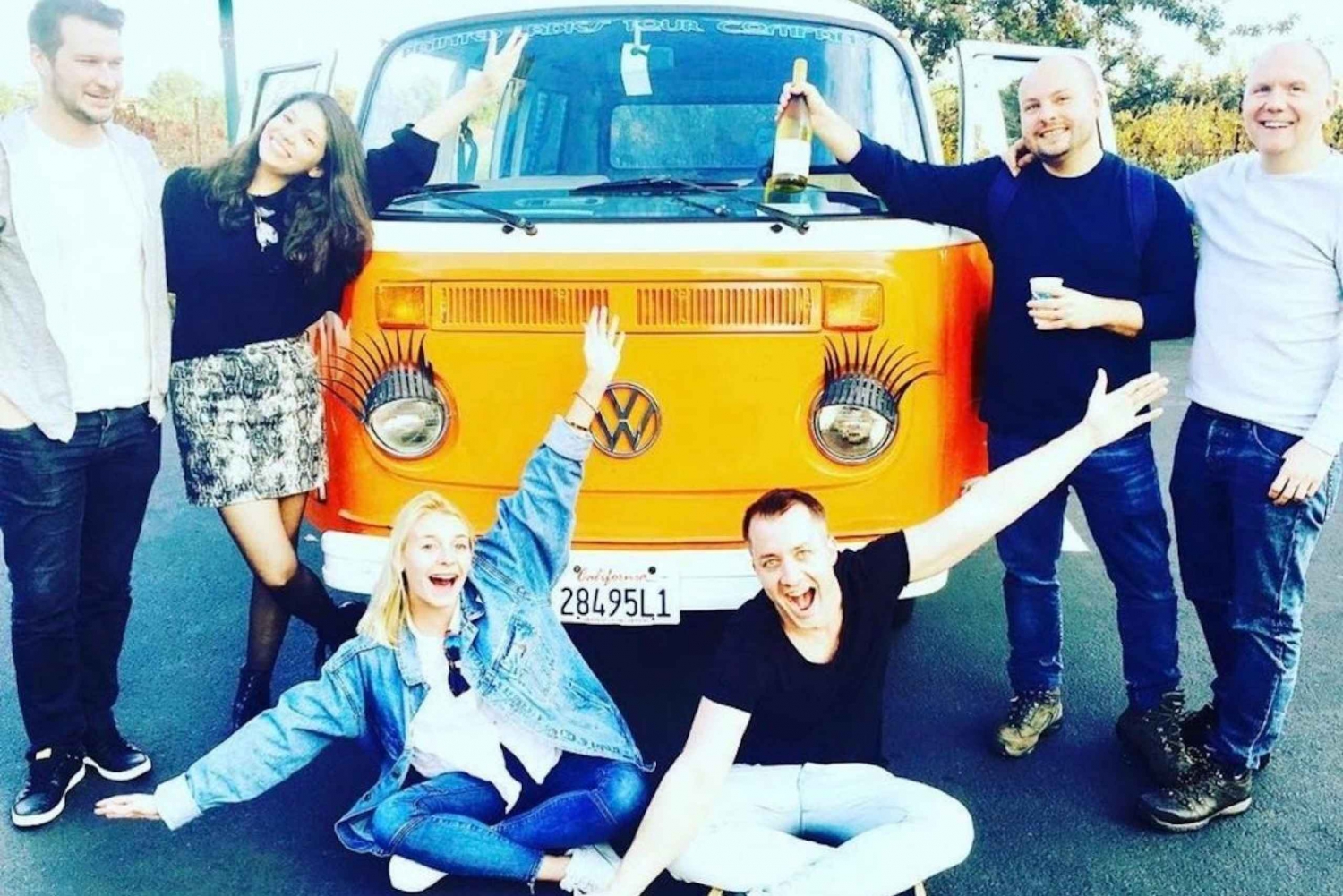 Small Group Wine Country Tour on Vintage VW Bus
