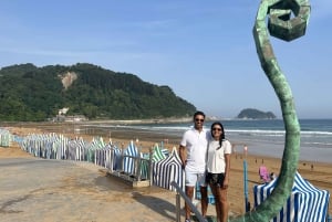 From San Sebastian: Guided Coastal Hike with Winery Tasting