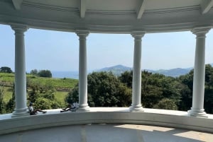 Von San Sebastian aus: Geführte Küstenwanderung mit Weinverkostung