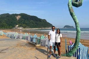 Von San Sebastian aus: Geführte Küstenwanderung mit Weinverkostung