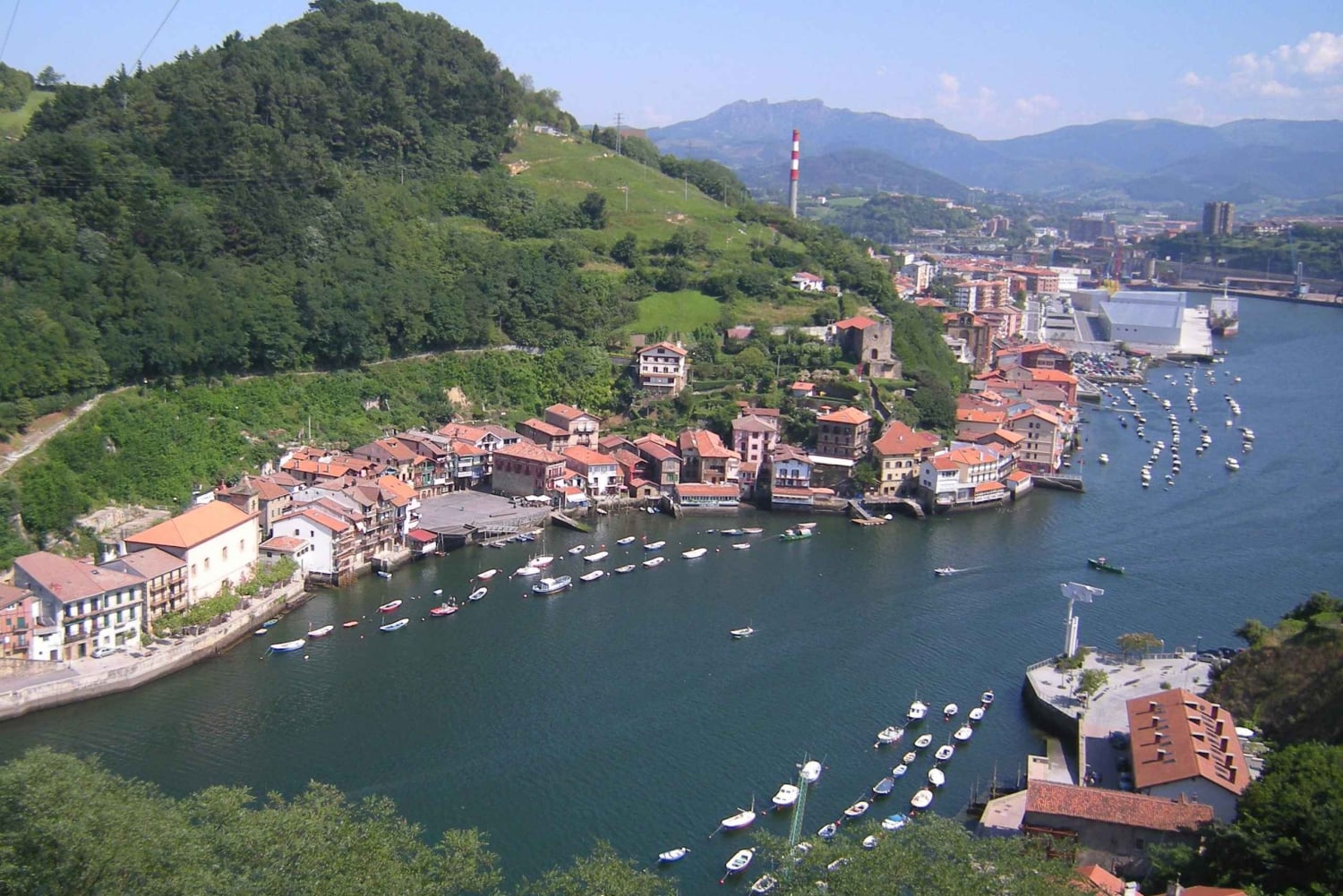 Vandring på Camino de Santiago i San Sebastian